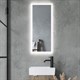 SANCOS Зеркало для ванной комнаты  Polo 350х800 с подсветкой - фото 251814