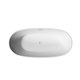 SANCOS Flo Ванна акриловая отдельностоящая, размер 170х80 см, цвет белый - фото 252231