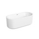 SANCOS Fiori Ванна акриловая отдельностоящая, размер 170х80 см, цвет белый - фото 252238