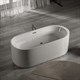 SANCOS Fiori Ванна акриловая отдельностоящая, размер 170х80 см, цвет белый - фото 252239