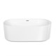 SANCOS Fiori Ванна акриловая отдельностоящая, размер 170х80 см, цвет белый - фото 252242