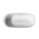 SANCOS Single Ванна акриловая отдельностоящая, размер 180х85 см, цвет белый - фото 252256