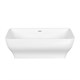 SANCOS Neo Ванна акриловая отдельностоящая, размер 170х80 см, цвет белый - фото 252265