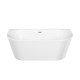 SANCOS First Ванна акриловая отдельностоящая, размер 170х80 см, цвет белый - фото 252270