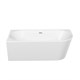 SANCOS Veneto L Ванна акриловая отдельностоящая, размер 170х80 см, цвет белый - фото 252275