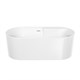 SANCOS Omega Ванна акриловая отдельностоящая, размер 170х80 см, цвет белый - фото 252300