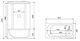 TIMO Eco Душевая кабина прямоугольная, размер 168х80 см, профиль - белый / стекло - рифленное, двери раздвижные - фото 252594