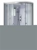 TIMO Standart Душевая кабина прямоугольная-асимметричная, размер 120х85 см, профиль - матовый / стекло - матовое, двери раздвижные - фото 252691