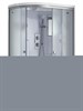 TIMO Standart Душевая кабина прямоугольная-асимметричная, размер 120х85 см, профиль - матовый / стекло - матовое, двери раздвижные - фото 252695