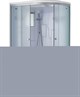 TIMO Standart Душевая кабина прямоугольная-асимметричная, размер 120х85 см, профиль - матовый / стекло - матовое, двери раздвижные - фото 252697