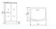 TIMO Lux Душевая кабина прямоугольная, размер 110х95 см, профиль - хром / стекло - прозрачное, двери раздвижные - фото 252744