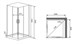 TIMO Premium Душевая кабина квадратная, размер 100х100 см, профиль - хром / стекло - прозрачное, двери раздвижные - фото 252789