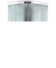 TIMO Comfort Душевая кабина четверть круга, размер 100х100 см, профиль - хром / стекло - прозрачное, двери раздвижные - фото 252802