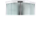 TIMO Comfort Душевая кабина четверть круга, размер 90х90 см, профиль - хром / стекло - матовое, двери раздвижные - фото 252816