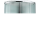 TIMO Comfort Душевая кабина четверть круга, размер 135х135 см, профиль - хром / стекло - матовое, двери раздвижные - фото 252836