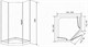 TIMO Tl Душевой уголок пятиугольная, размер 100х100 см, профиль - хром / стекло - прозрачное, двери распашные - фото 252926