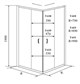 TIMO Altti Душевой уголок квадратная, размер 100х100 см, профиль - хром / стекло - прозрачное, двери раздвижные - фото 252948