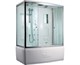 TIMO Lux Душевая кабина прямоугольная, размер 150х88 см, профиль - хром / стекло - прозрачное, двери раздвижные - фото 253381