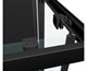 TIMO Premium Душевая кабина четверть круга, размер 90х90 см, профиль - черный матовый / стекло - прозрачное, двери раздвижные - фото 253465