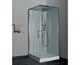 TIMO Premium Душевая кабина квадратная, размер 100х100 см, профиль - хром / стекло - прозрачное, двери раздвижные - фото 253513