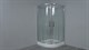TIMO Tl Душевой уголок четверть круга, размер 100х100 см, профиль - хром / стекло - прозрачное, двери раздвижные - фото 253925