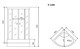 TIMO Standart Душевая кабина четверть круга, размер 100х100 см, профиль - матовый / стекло - тонированное, двери раздвижные - фото 254057