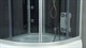TIMO Standart Душевая кабина четверть круга, размер 100х100 см, профиль - матовый / стекло - тонированное, двери раздвижные - фото 254060