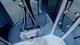 TIMO Standart Душевая кабина прямоугольная-асимметричная, размер 110х85 см, профиль - матовый / стекло - тонированное, двери раздвижные - фото 254114