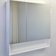 COMFORTY Зеркало-шкаф Никосия-80 белый глянец - фото 254408