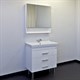 COMFORTY Зеркало-шкаф Никосия-80 белый глянец - фото 254410