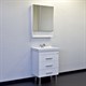 COMFORTY Зеркало-шкаф Никосия-60 белый глянец - фото 254417