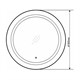 COMFORTY Зеркало Круг-60 светодиодная лента, бесконтактный сенсор - фото 254567
