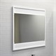 COMFORTY Зеркало Марсель-75 белое матовое с подсветкой - фото 254589