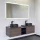 COMFORTY Зеркало для ванной Портленд-150 LED-подсветка, бесконтактный сенсор - фото 254927