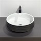 COMFORTY Раковина-чаша  диаметр 40 см, цвет белый / черный - фото 255678