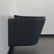 COMFORTY Унитаз подвесной 105MDH безободковый, сиденье дюропласт softclose тонкое, быстросъёмное, цвет графит матовый - фото 255977