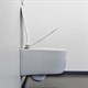 COMFORTY Унитаз подвесной 102 безободковый, сиденье дюропласт softclose тонкое, быстросъёмное, цвет белый - фото 255984