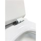 COMFORTY Унитаз подвесной 104, ободковый, сиденье дюропласт softclose тонкое, быстросъёмное, цвет белый - фото 255996
