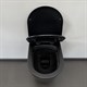 COMFORTY Унитаз подвесной 105MB безободковый, сиденье дюропласт softclose тонкое, быстросъёмное, цвет черный матовый - фото 256003