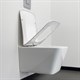 COMFORTY Унитаз подвесной 106 безободковый, сиденье дюропласт softclose тонкое, быстросъёмное, цвет белый - фото 256047