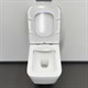 COMFORTY Унитаз подвесной 106 безободковый, сиденье дюропласт softclose тонкое, быстросъёмное, цвет белый - фото 256048