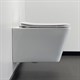 COMFORTY Унитаз подвесной 106 безободковый, сиденье дюропласт softclose тонкое, быстросъёмное, цвет белый - фото 256050
