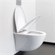 COMFORTY Унитаз подвесной 107 безободковый, сиденье дюропласт softclose тонкое, быстросъёмное, цвет белый - фото 256061