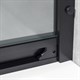 VINCEA Stile Душевой уголок квадратный двери поворотные профиль - черный / стекло - прозрачное размер 90х90 см 8мм - фото 256388