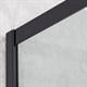 VINCEA Stile Душевой уголок квадратный двери поворотные профиль - черный / стекло - прозрачное размер 90х90 см 8мм - фото 256390