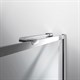 VINCEA Шторка на ванну ширина 70 см профиль - хром / стекло - прозрачное 5мм - фото 256402