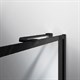 VINCEA Шторка на ванну ширина 70 см профиль - черный / стекло - прозрачное 5мм - фото 256405