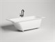 SALINI Orlanda Встраиваемая ванна с прямоугольной чашей, регулируемые ножки, донный клапан "Up&Down" белый, сифон, интегрированный слив-перелив размер 170х80 см, белый - фото 256629
