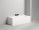 SALINI Orlanda Встраиваемая ванна с прямоугольной чашей, регулируемые ножки, донный клапан "Up&Down" белый, сифон, интегрированный слив-перелив размер 170х80 см, белый - фото 256648