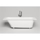 SALINI Orlanda Встраиваемая ванна с прямоугольной чашей, регулируемые ножки, донный клапан "Up&Down" белый, сифон, интегрированный слив-перелив размер 170х80 см, белый - фото 256653